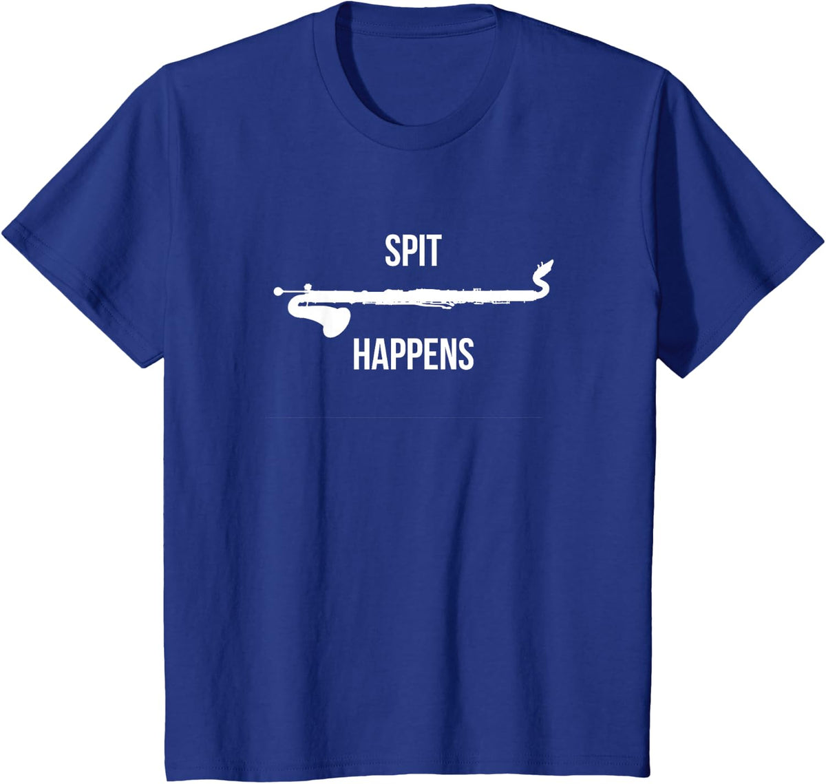 Funny Marching Band Bass Clarinet T-Shirt - Royal Blue