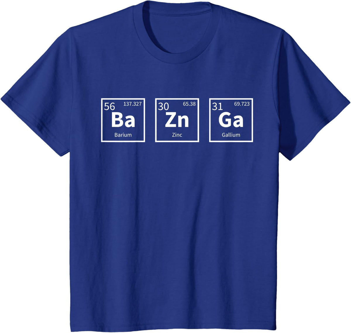 Ba Zn Ga T-Shirt - Royal Blue