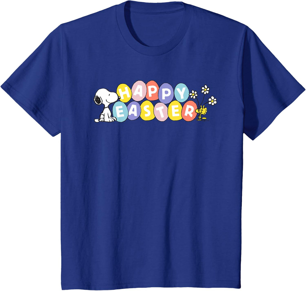 Peanuts Happy Easter T-Shirt - Royal Blue