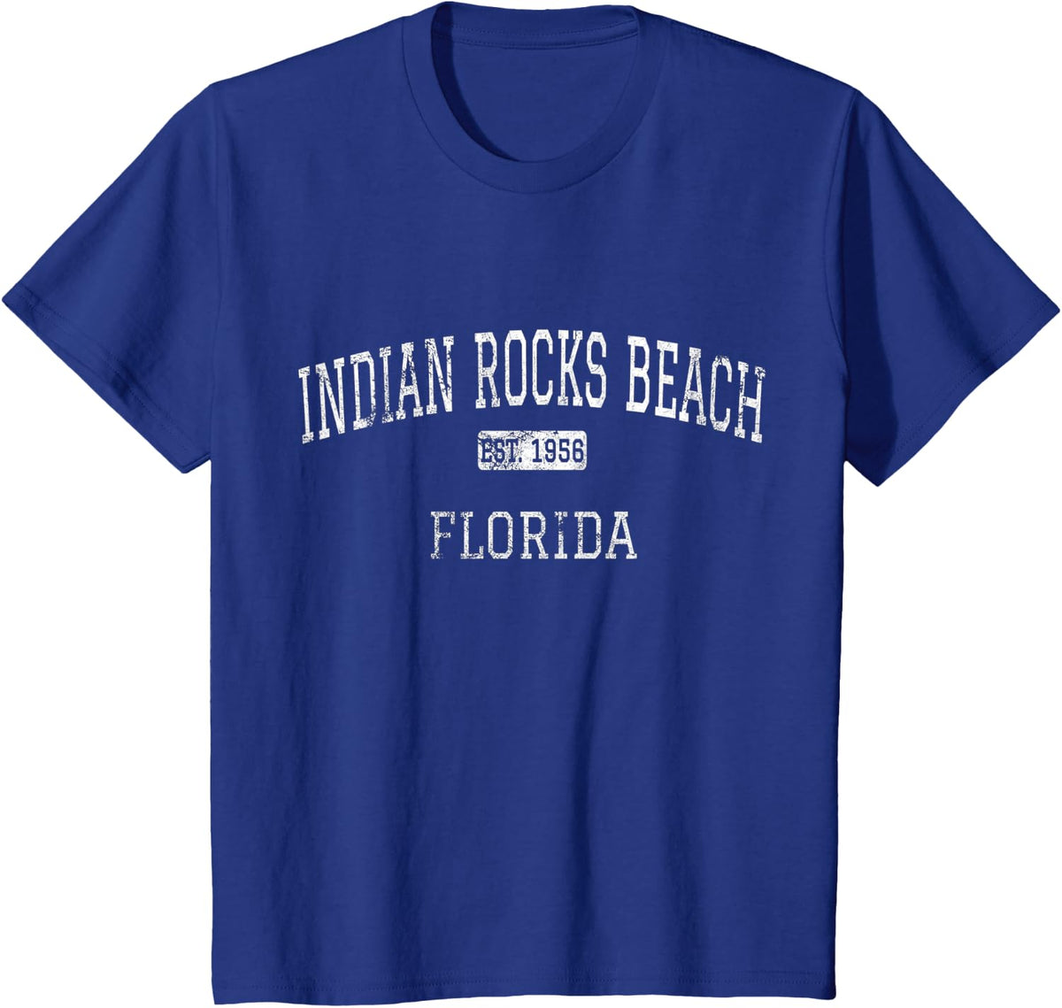 Indian Rocks Beach Florida FL Vintage T-Shirt - Royal Blue