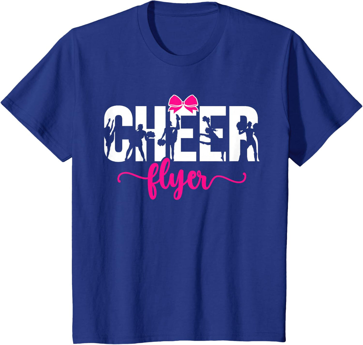 Cheer Flyer Cheerleader Flyer Cheerleading Flyer T-Shirt - Royal Blue