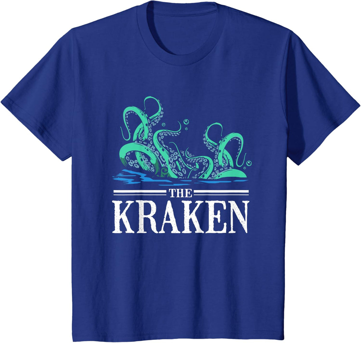 Octopus The Kraken T-Shirt - Royal Blue