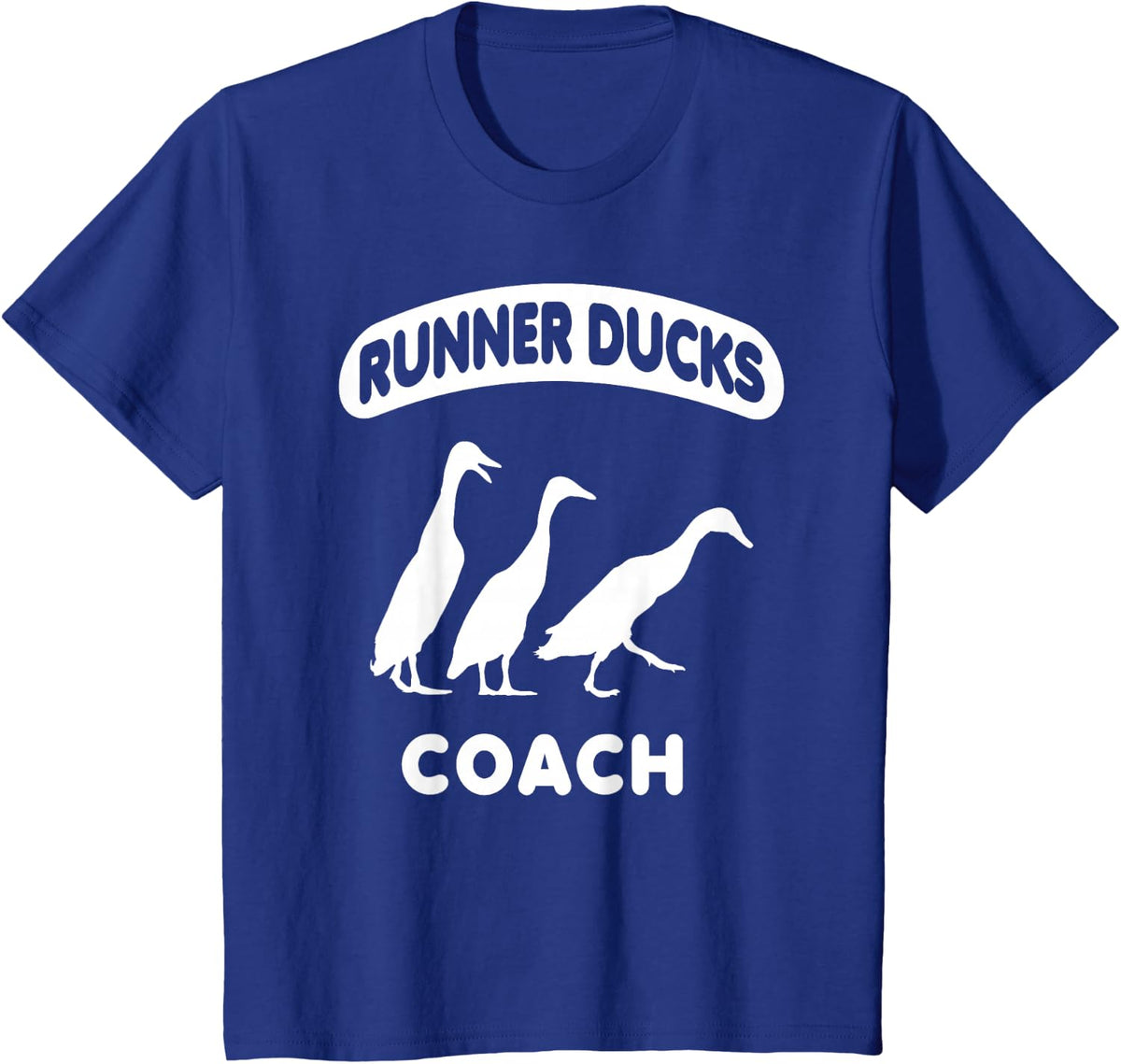 Runner Ducks Coach Indian Duck T-Shirt - Royal Blue