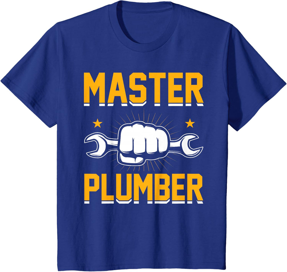 Master Plumber T-Shirt - Royal Blue