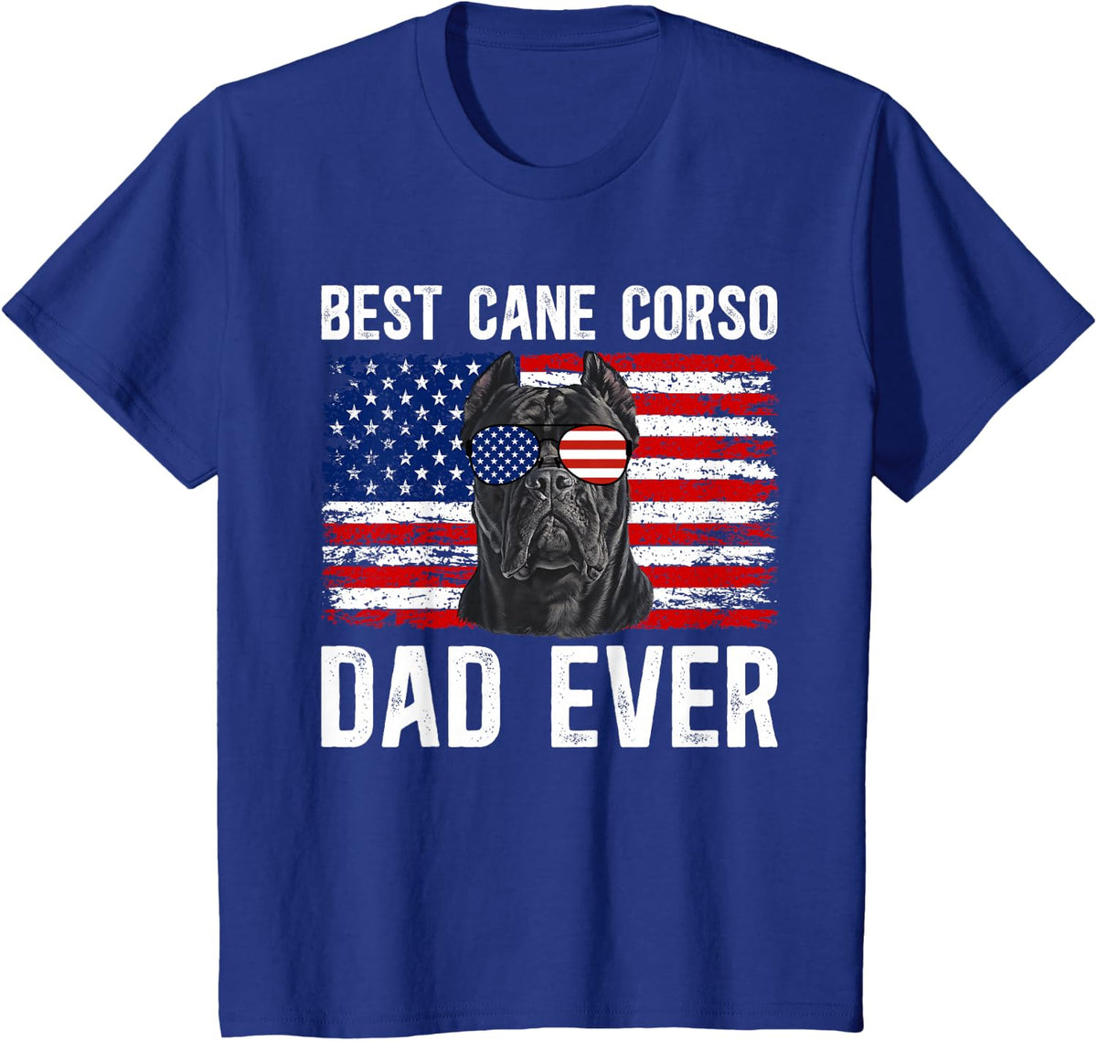 Best Cane Corso Dad Ever Cane Corso Owner Cane Corso Lover T-Shirt - Royal Blue