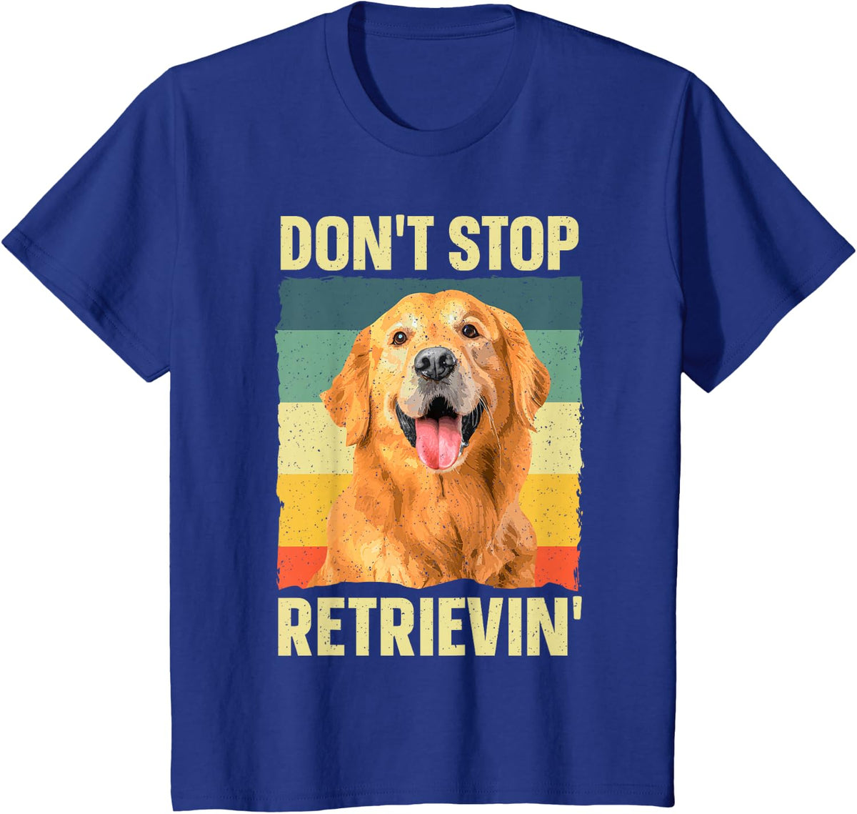 Golden Retriever Design For Men Women Golden Retriever Lover T-Shirt - Royal Blue