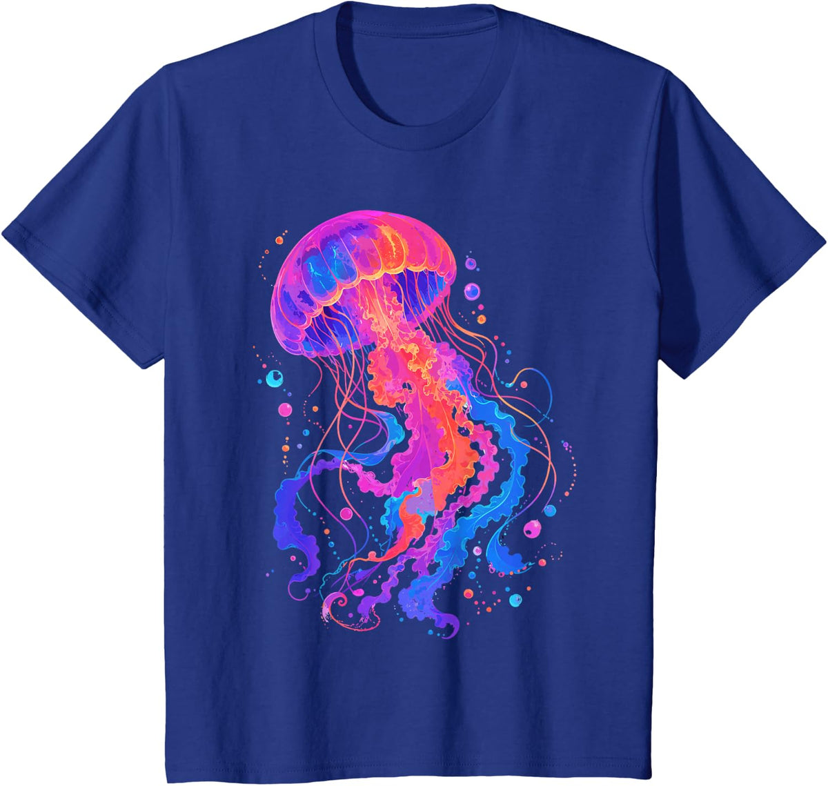 Jellyfish Art Sea Jelly T-Shirt - Royal Blue