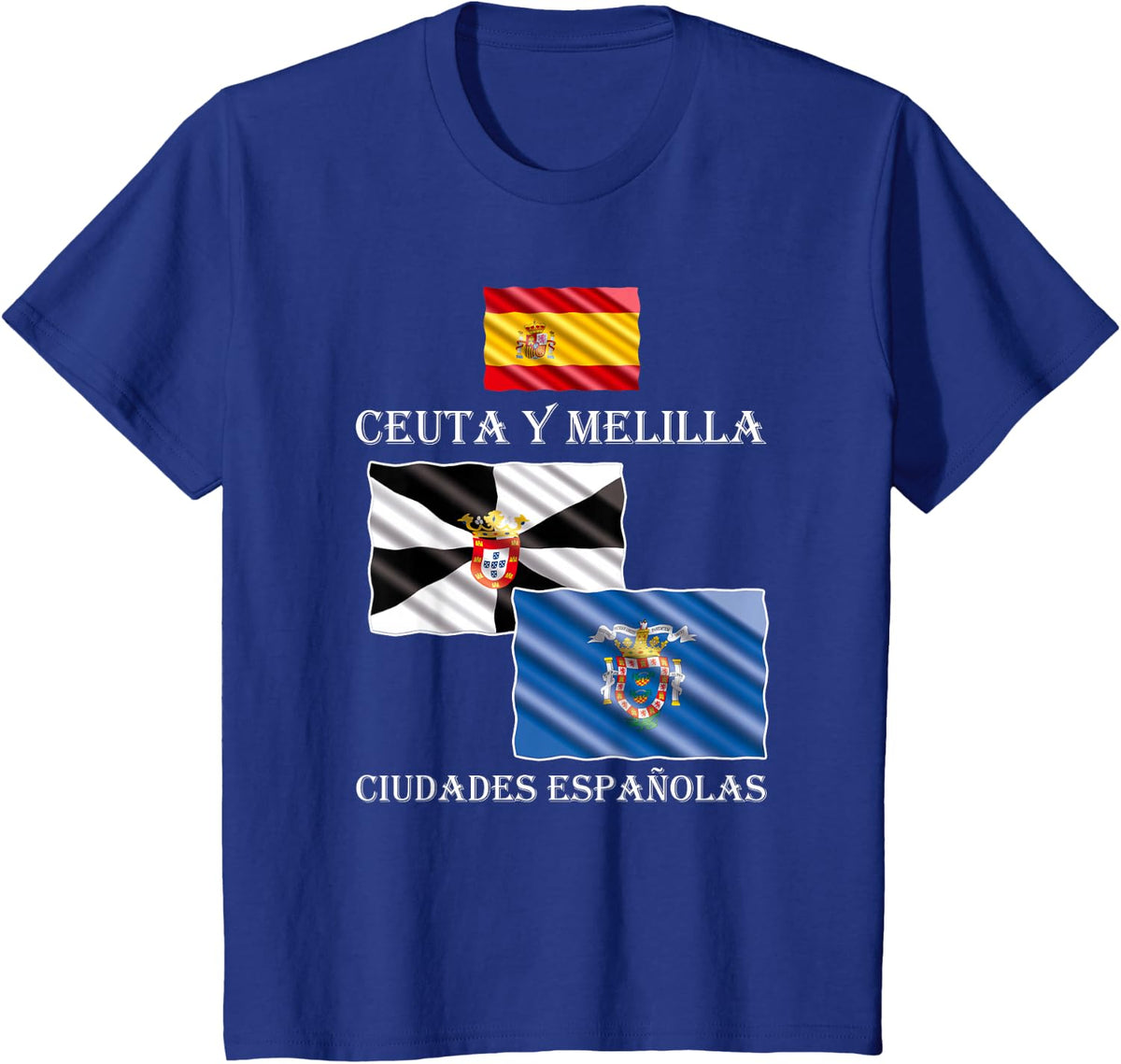 Ceuta and Melilla are two Spanish cities T-Shirt - Royal Blue