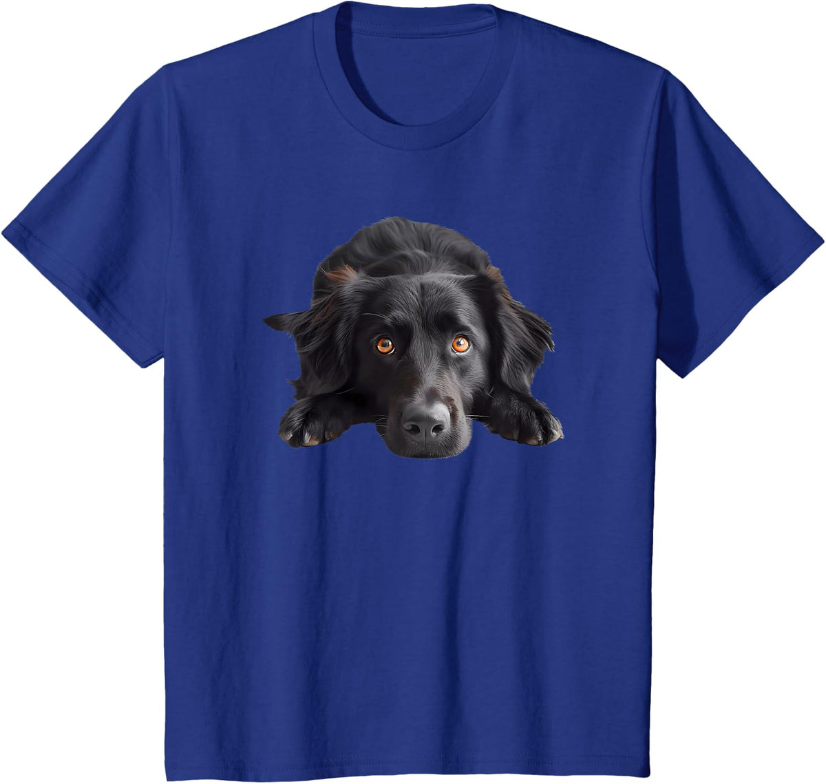 Lazy Flat coated retriever T-Shirt - Royal Blue
