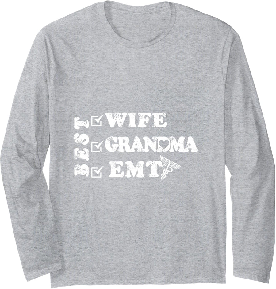 EMT Long Sleeve T-Shirt - Adult Unisex Heather Grey