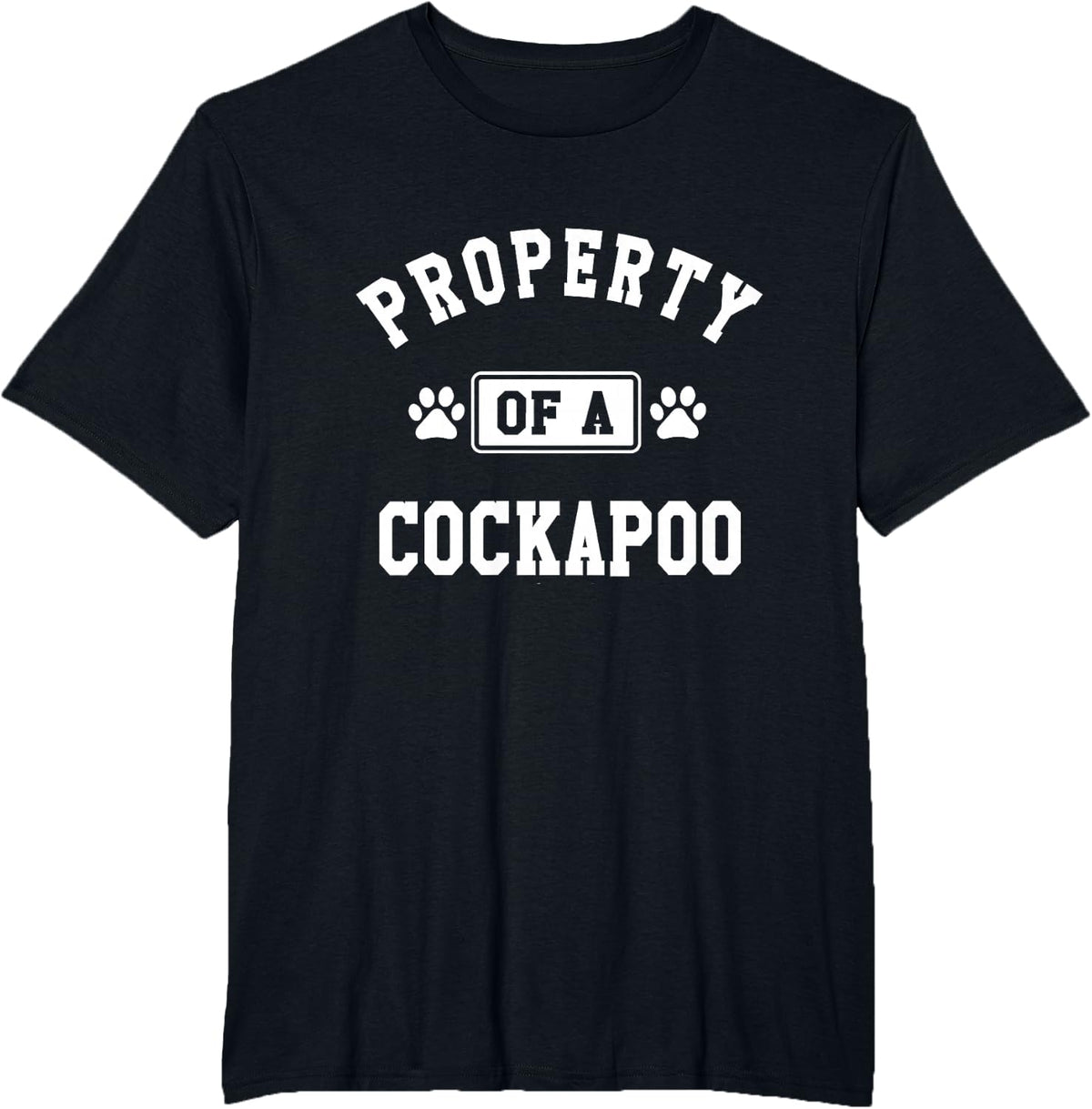Cockapoo Property Cute Cockapoo Dad Lover Pet Sitter T-Shirt - Black