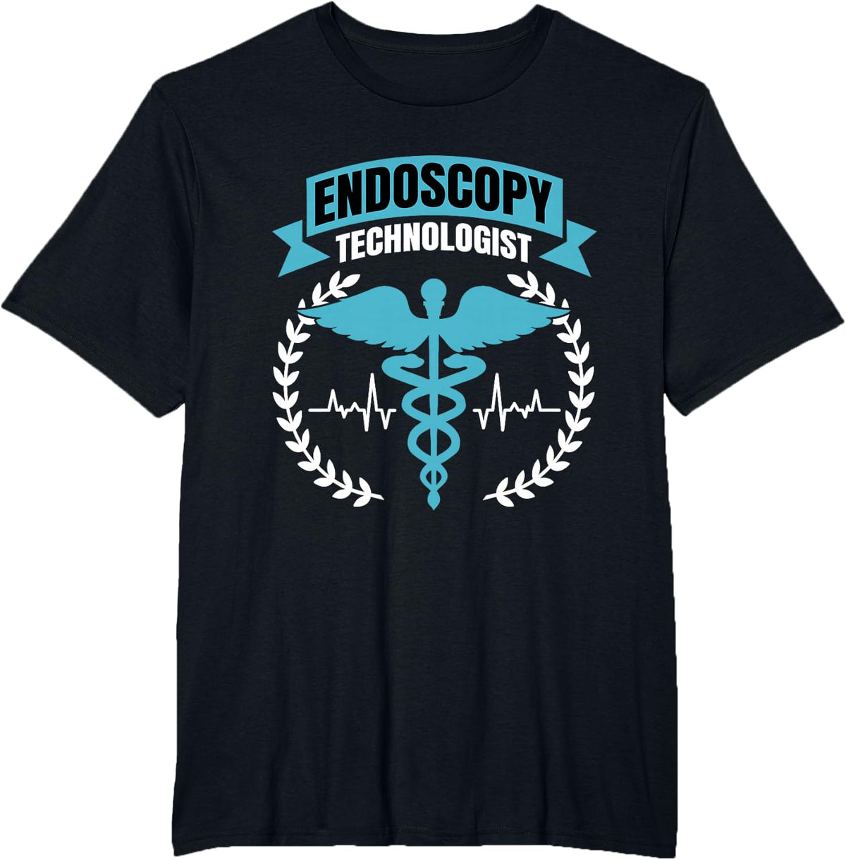 Endoscopy Technologist, Gastroenterology Endoscopic Nurse T-Shirt - Black