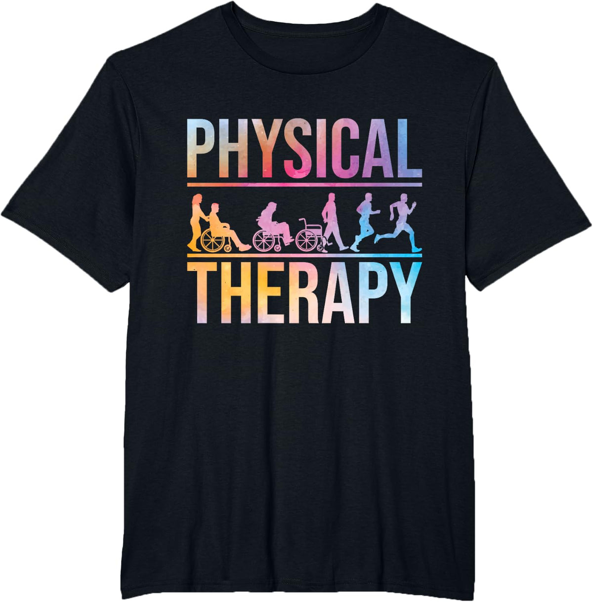 Physical Therapy - Health Therapist Physiotherapy PT Student T-Shirt - Black