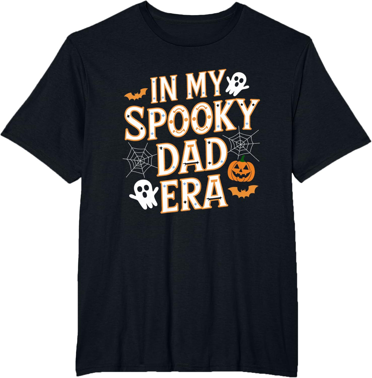 In My Spooky Dad Era Halloween T-Shirt - Black