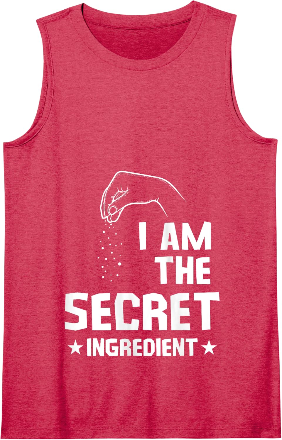 I Am The Secret Ingredient - Funny Chef Tee Tank Top - Red