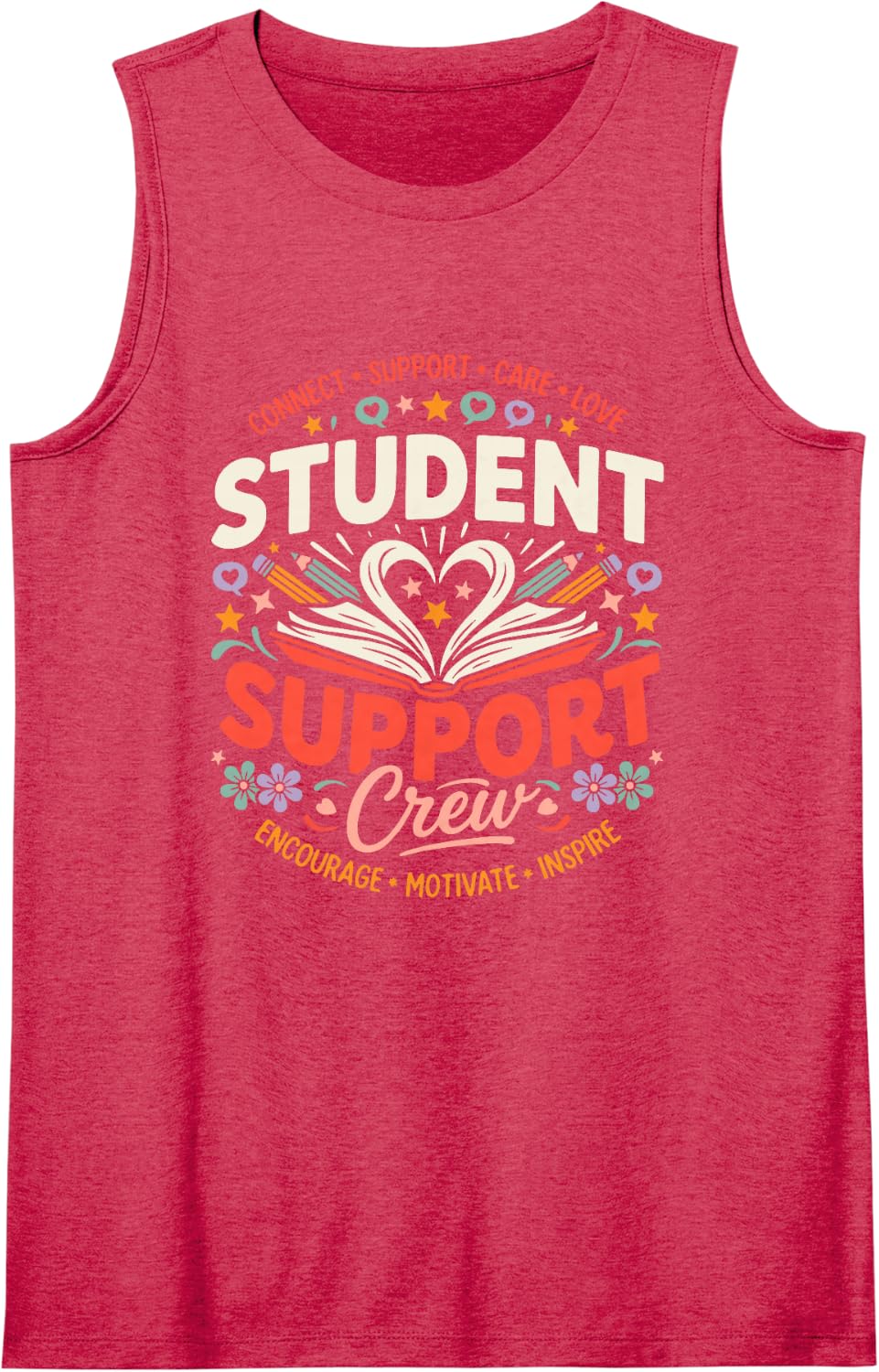 Meet the Student Services Teams and Guidance Counselors Tank Top - Red