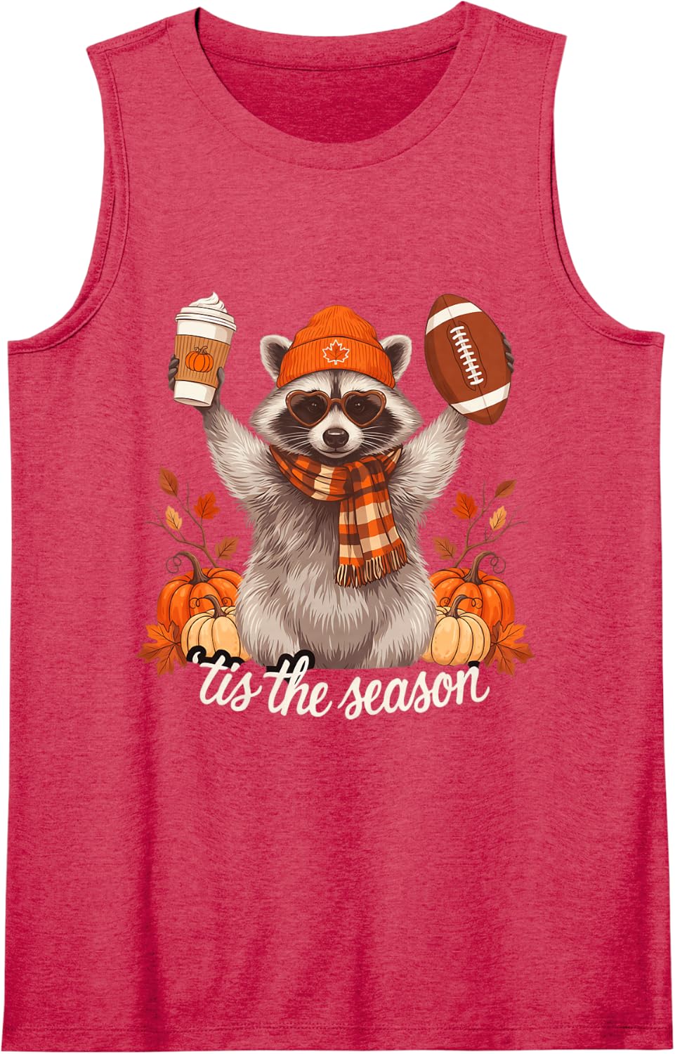 Cute Thanksgiving Turkey Family Holiday Sleeveless Tank Top - Red
