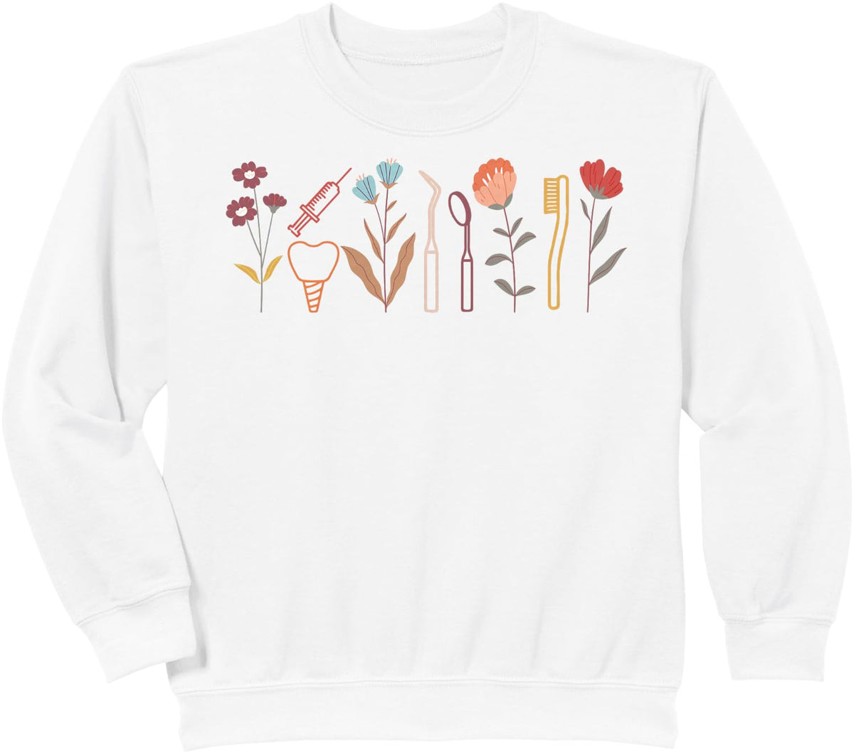 Dental Assistant Dental Assisting Dental Assistants Sweatshirt - White