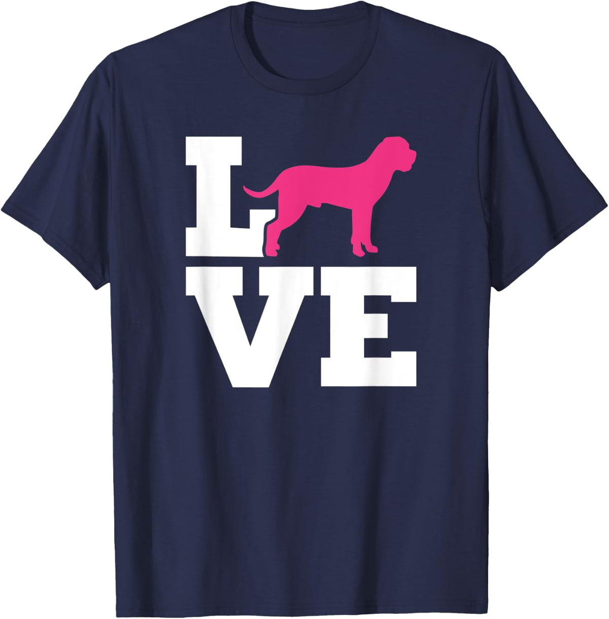 Cane Corso love T-Shirt - Navy Blue
