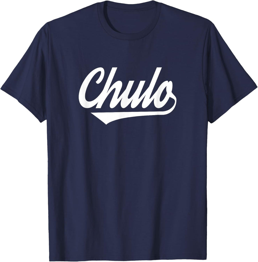 Chulo, Latino Men Boys Cinco de Mayo Mexican Spanish T-Shirt - Navy Blue