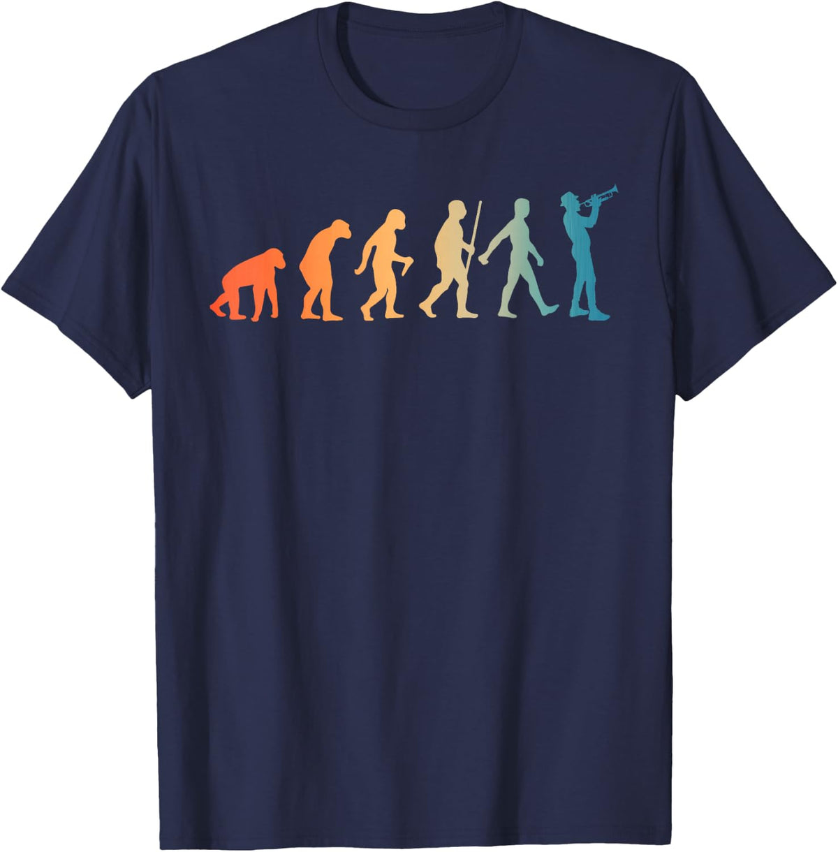 Cool Trumpet Design For Men Women Trumpetist Trumpet Player T-Shirt - Navy Blue