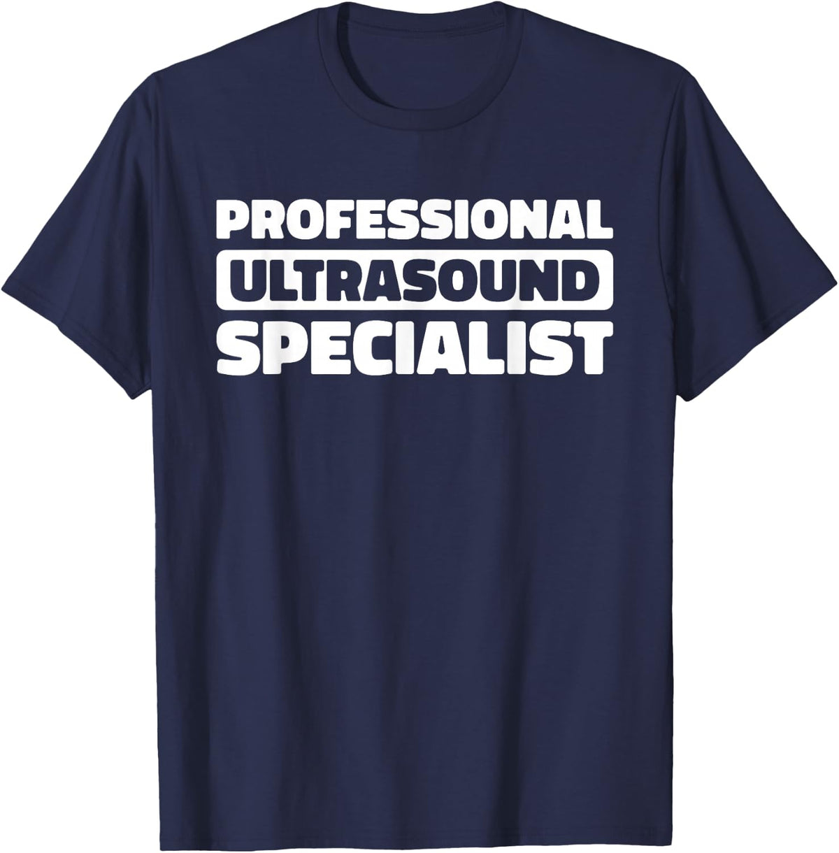 Diagnostic - Ultrasound Imaging Sonographer T-Shirt - Navy Blue