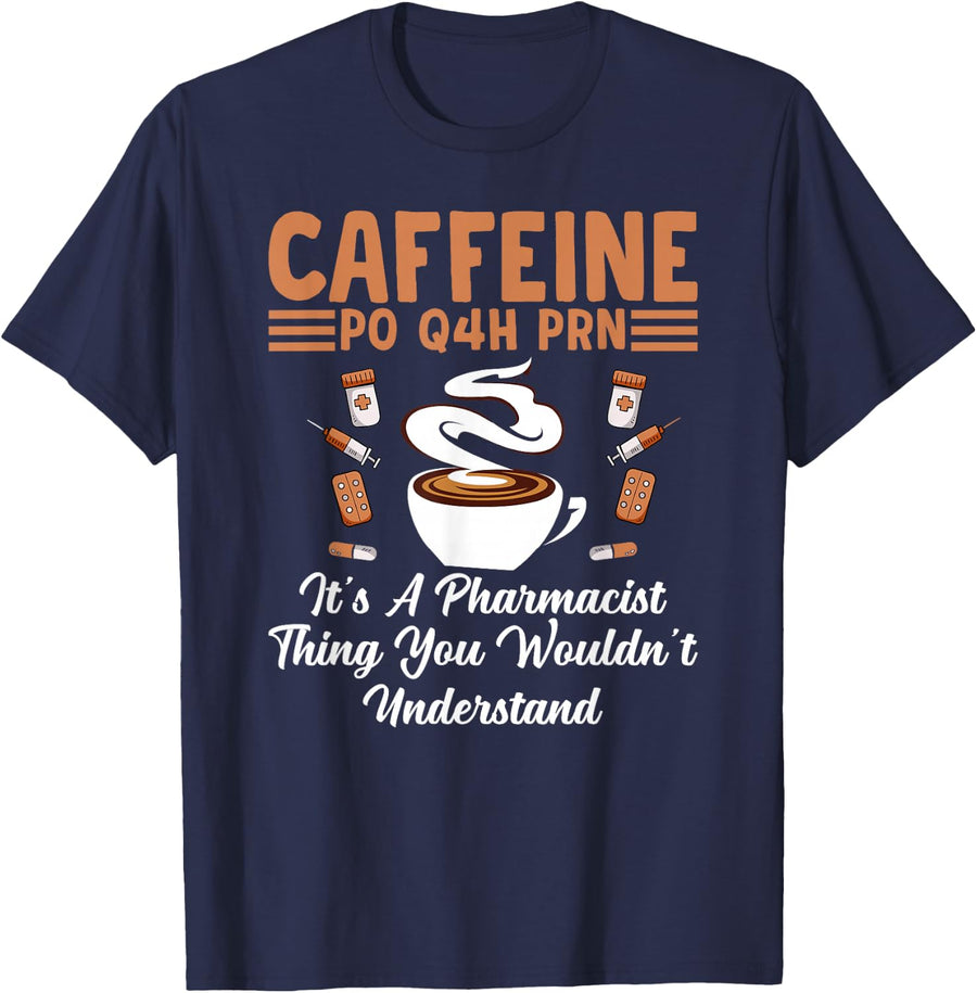 It's A Pharmacist Thing Pharmacy Technician Student Tee T-Shirt - Navy Blue