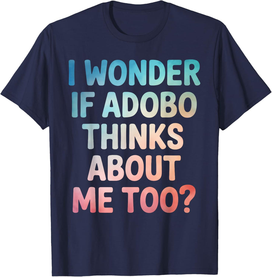 Best Adobo Design for Men Women Filipino Adobo Food Lover T-Shirt - Navy Blue