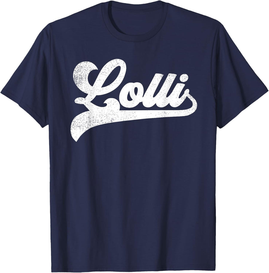 Lolli Gifts Mother's Day Lolli T-Shirt - Navy Blue