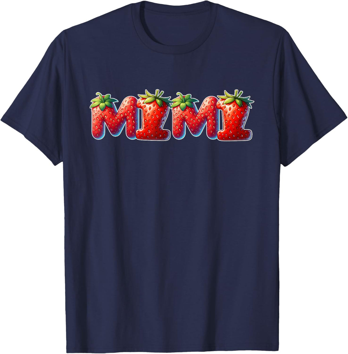 Strawberry Mimi Birthday Party T-Shirt - Navy Blue