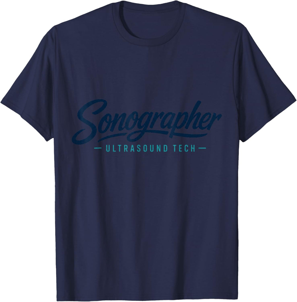 Ultrasound Technician | Sonographer Medical Imaging Tech T-Shirt - Navy Blue