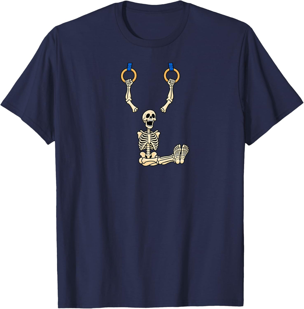 Gymnastics Gymnast Team Coach Halloween Injury Injured T-Shirt - Navy Blue
