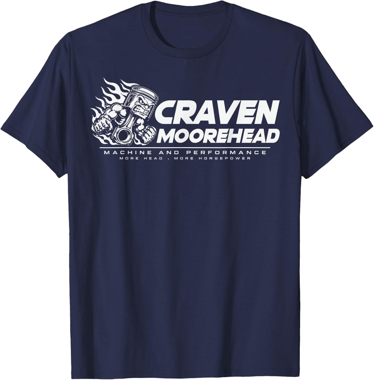 Craven Moorehead Funny Adult Humor Innuendo Inappropriate T-Shirt - Navy Blue