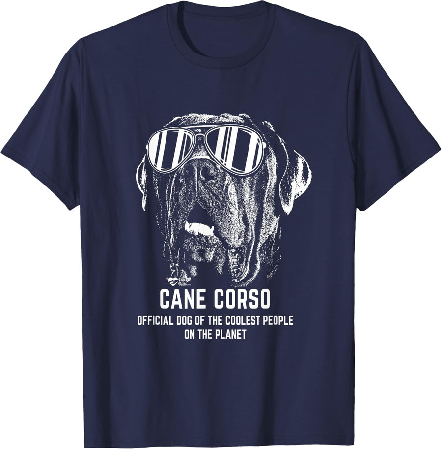 Cane Corso Official Dog of the Coolest Pup Lovers Men Women T-Shirt - Navy Blue