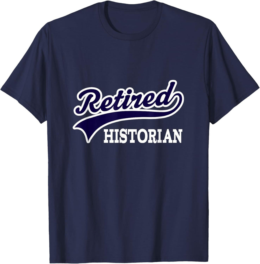 History Teacher Retired Historian Retirement Appreciation T-Shirt - Navy Blue