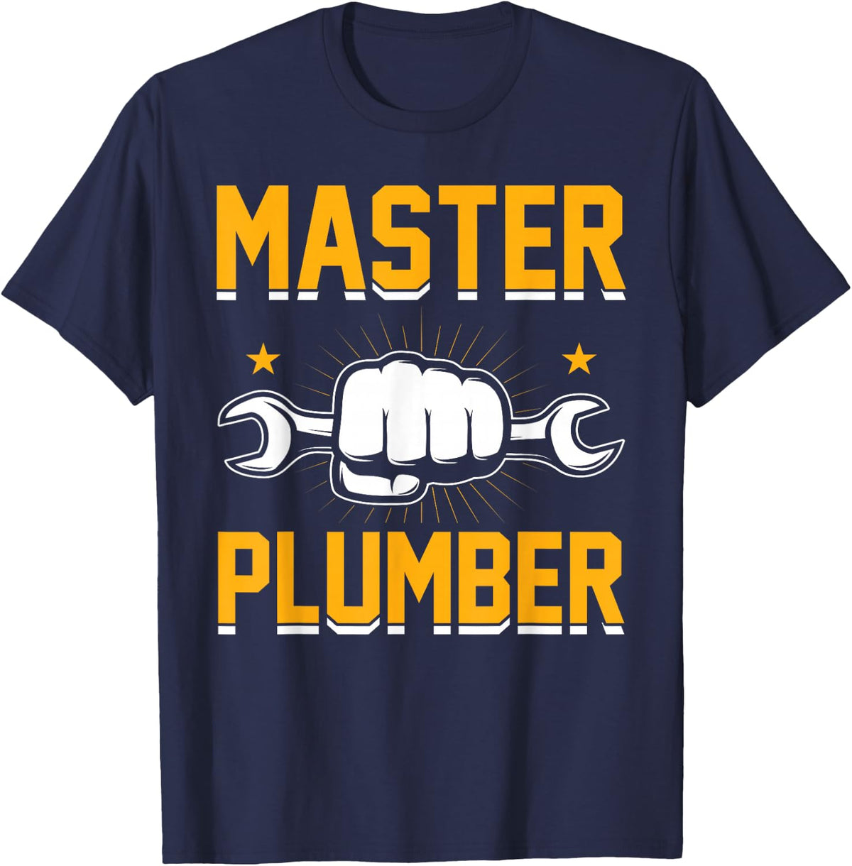 Master Plumber T-Shirt - Navy Blue