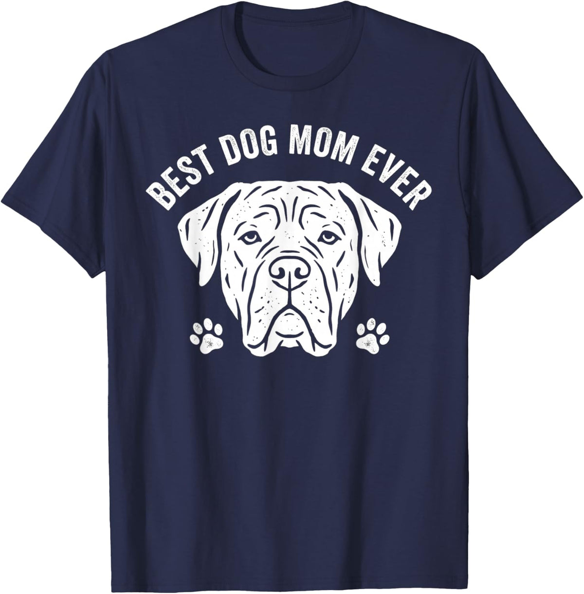 Cane Corso MOM Proud Love Best Ever Owner Puppy Lover T-Shirt - Navy Blue