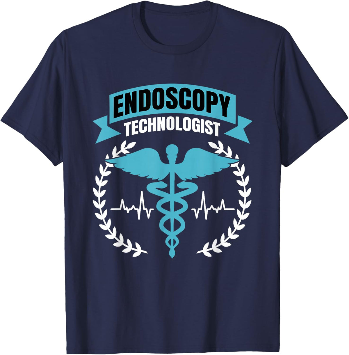 Endoscopy Technologist, Gastroenterology Endoscopic Nurse T-Shirt - Navy Blue