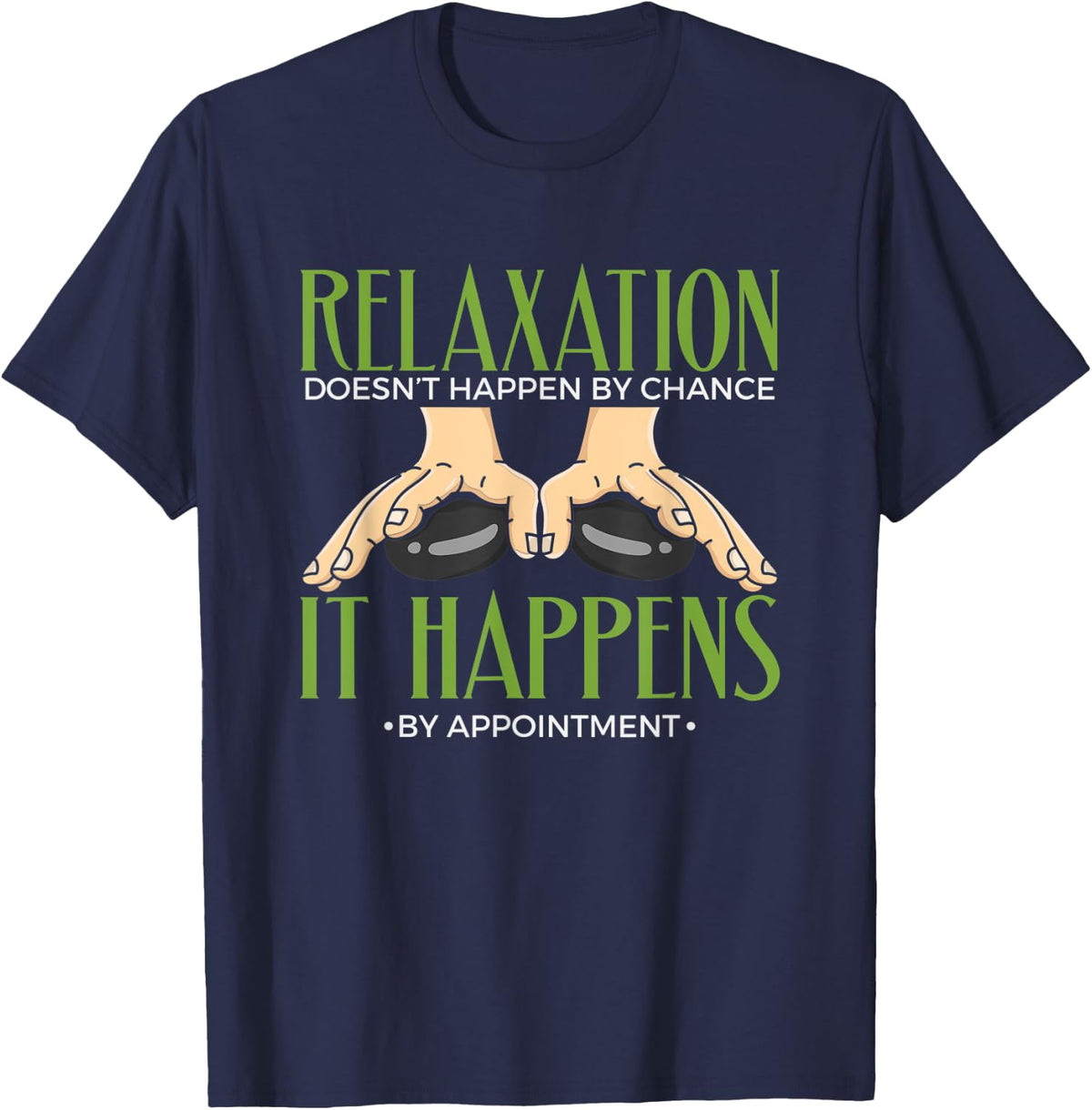 Massage Therapy for Massage Therapist T-Shirt - Navy Blue