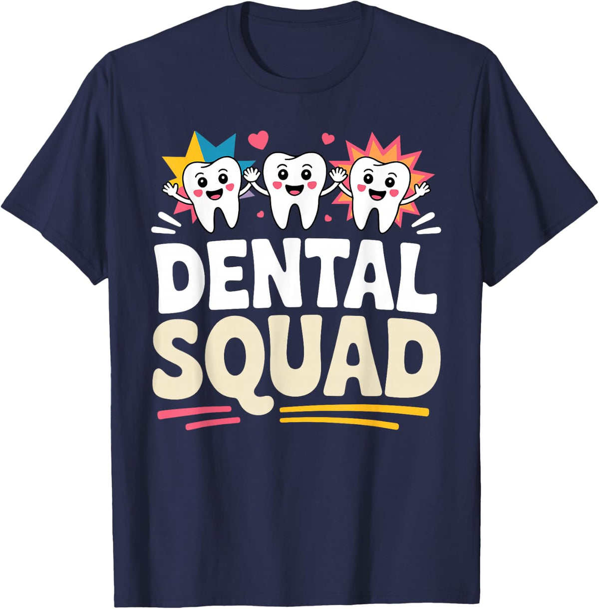 Dental Assistant Art for Men Women Dental Assistant Lover T-Shirt - Navy Blue
