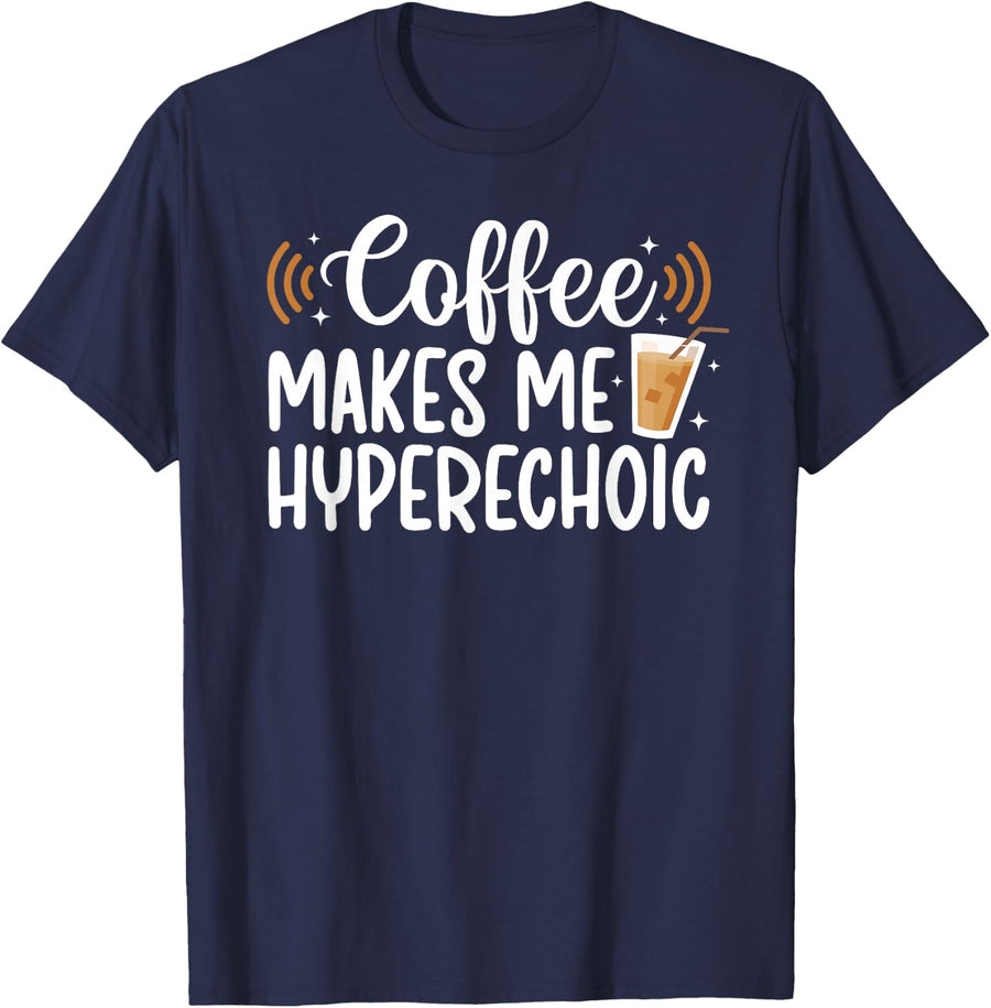 Hyperechoic Ultrasound Tech Ultrasound Technologist T-Shirt - Navy Blue