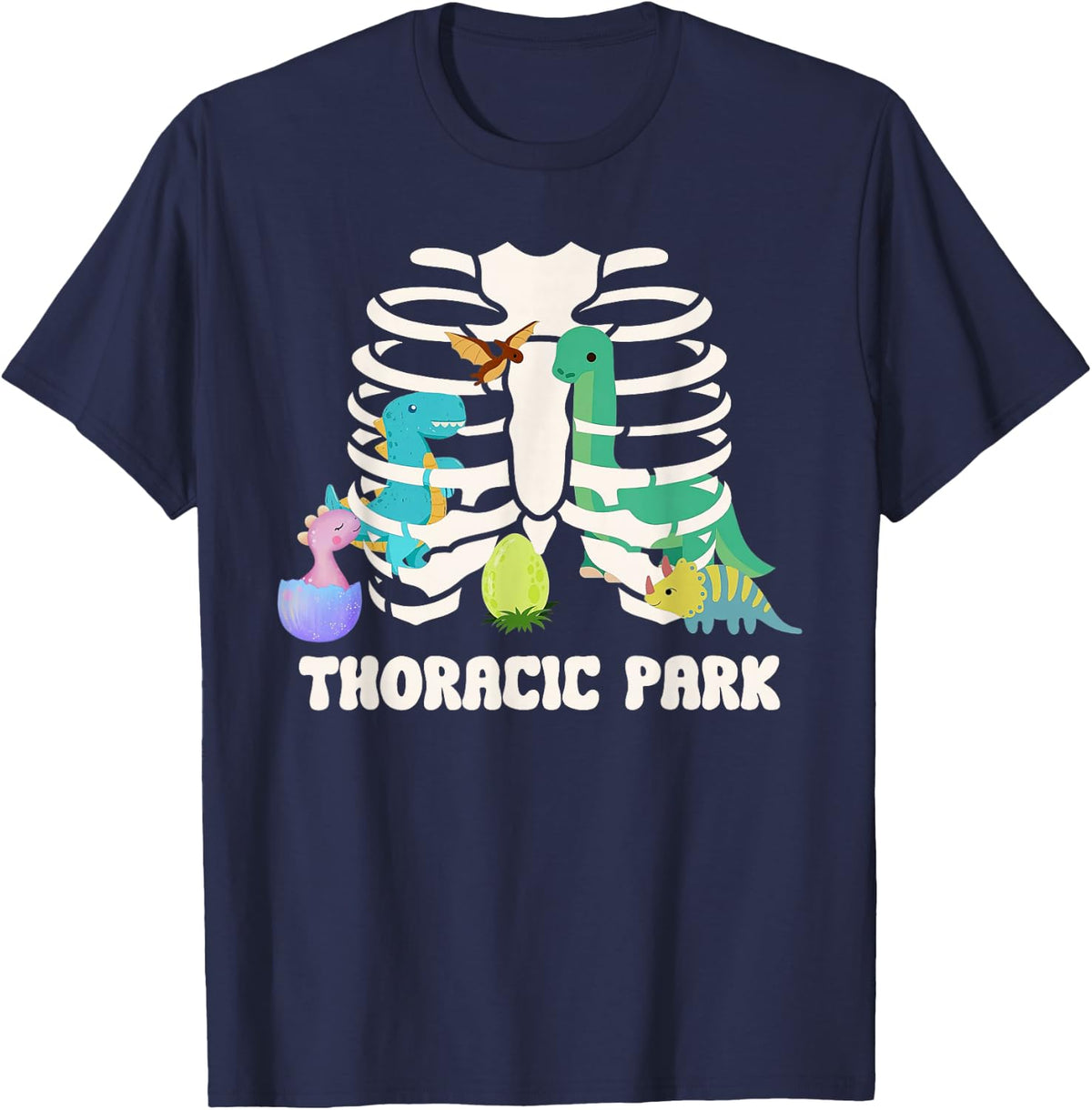 Thoracic Park Thoracic Surgery OR Nurses OR Doctor Nurse T-Shirt - Navy Blue