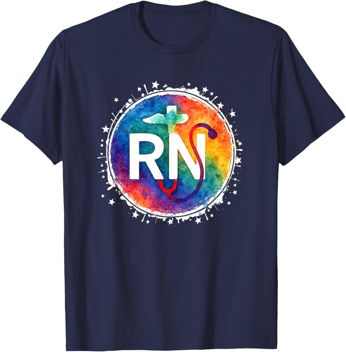 Nurse Life Shirt Women RN Gifts Nursing School Pride Tees T Shirts for Nurses - Navy Blue