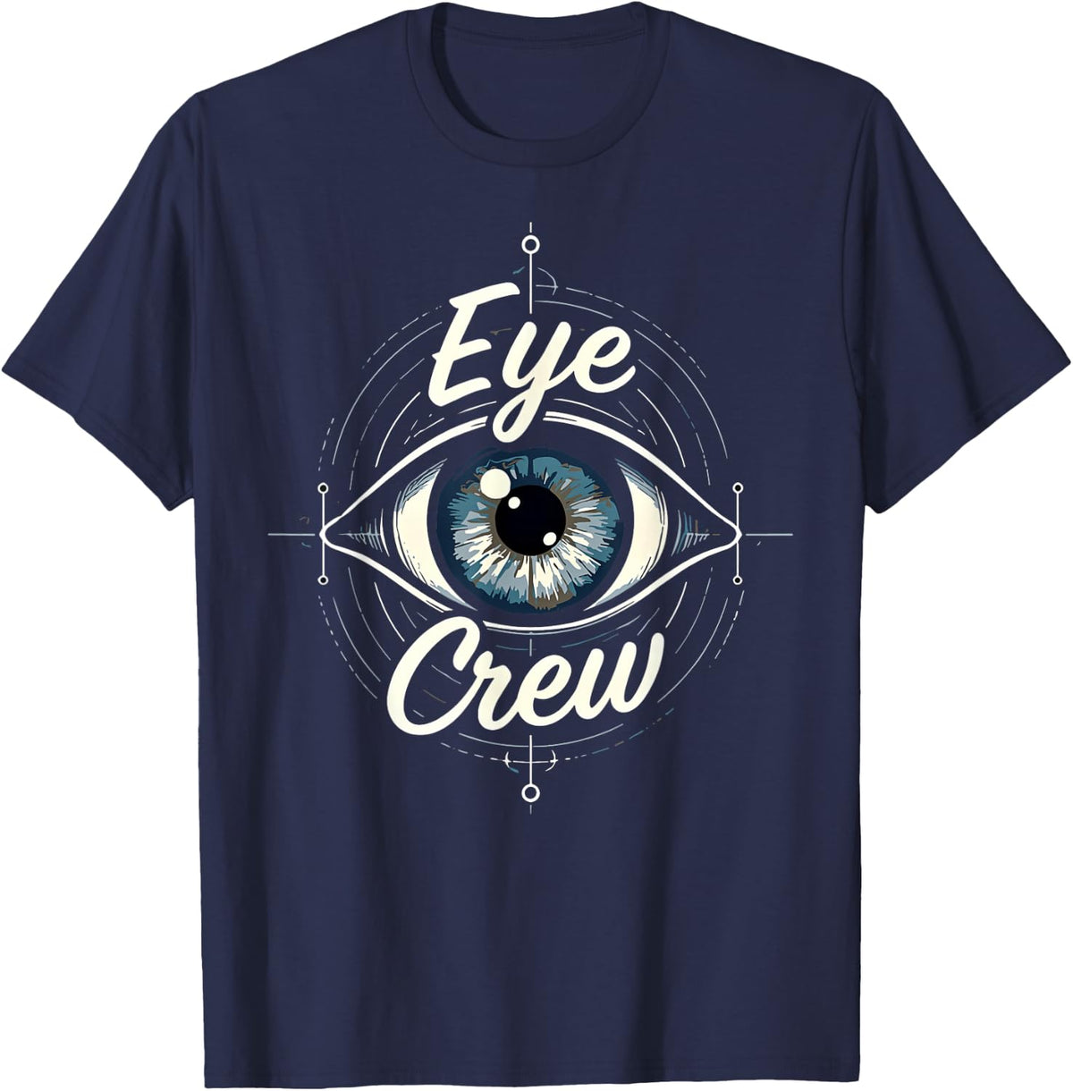 Eye Crew Ophthalmology Eye Doctor T-Shirt - Navy Blue