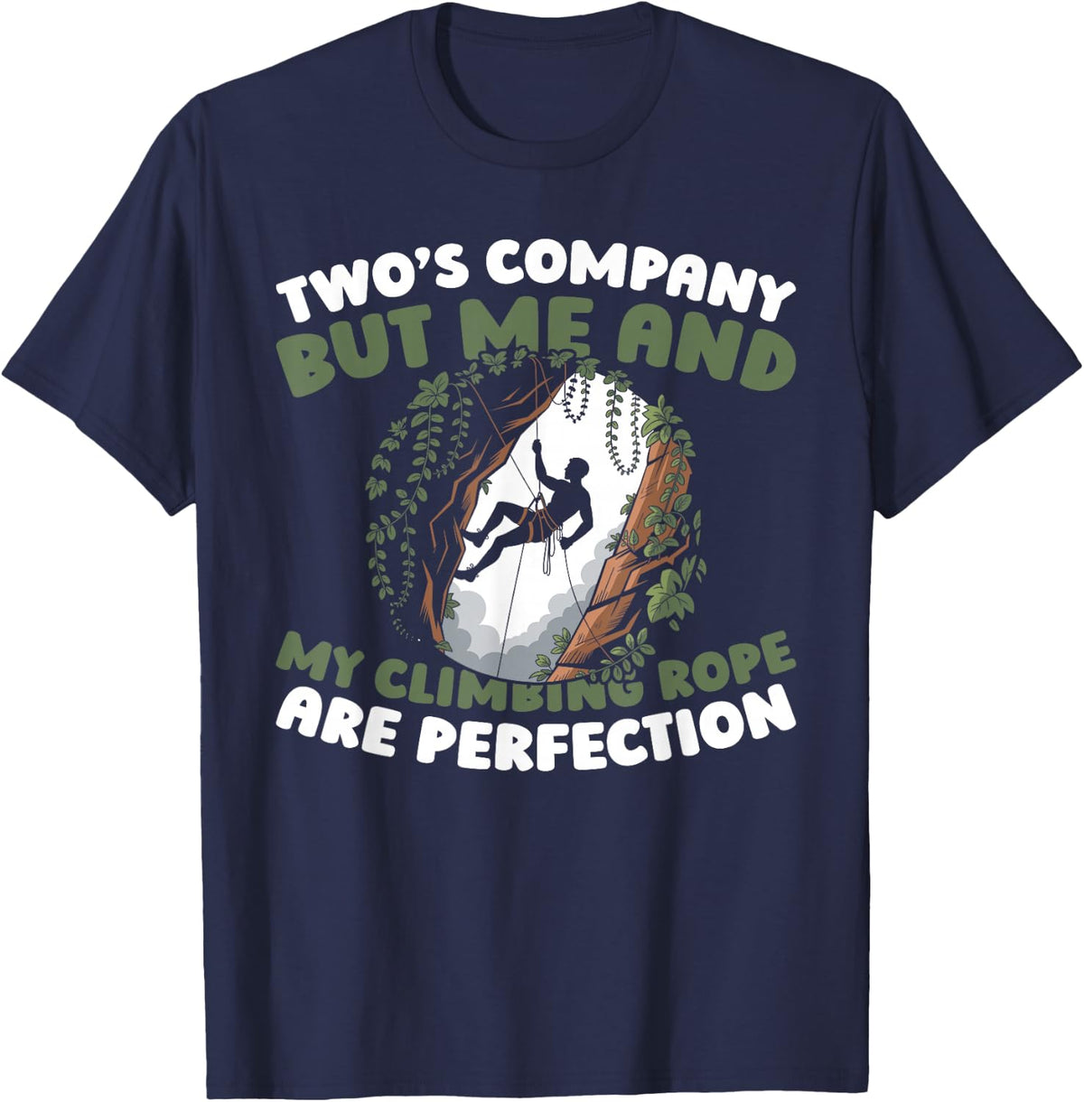 Canyoning Adventure - Climbing Outdoor Canyoning T-Shirt - Navy Blue