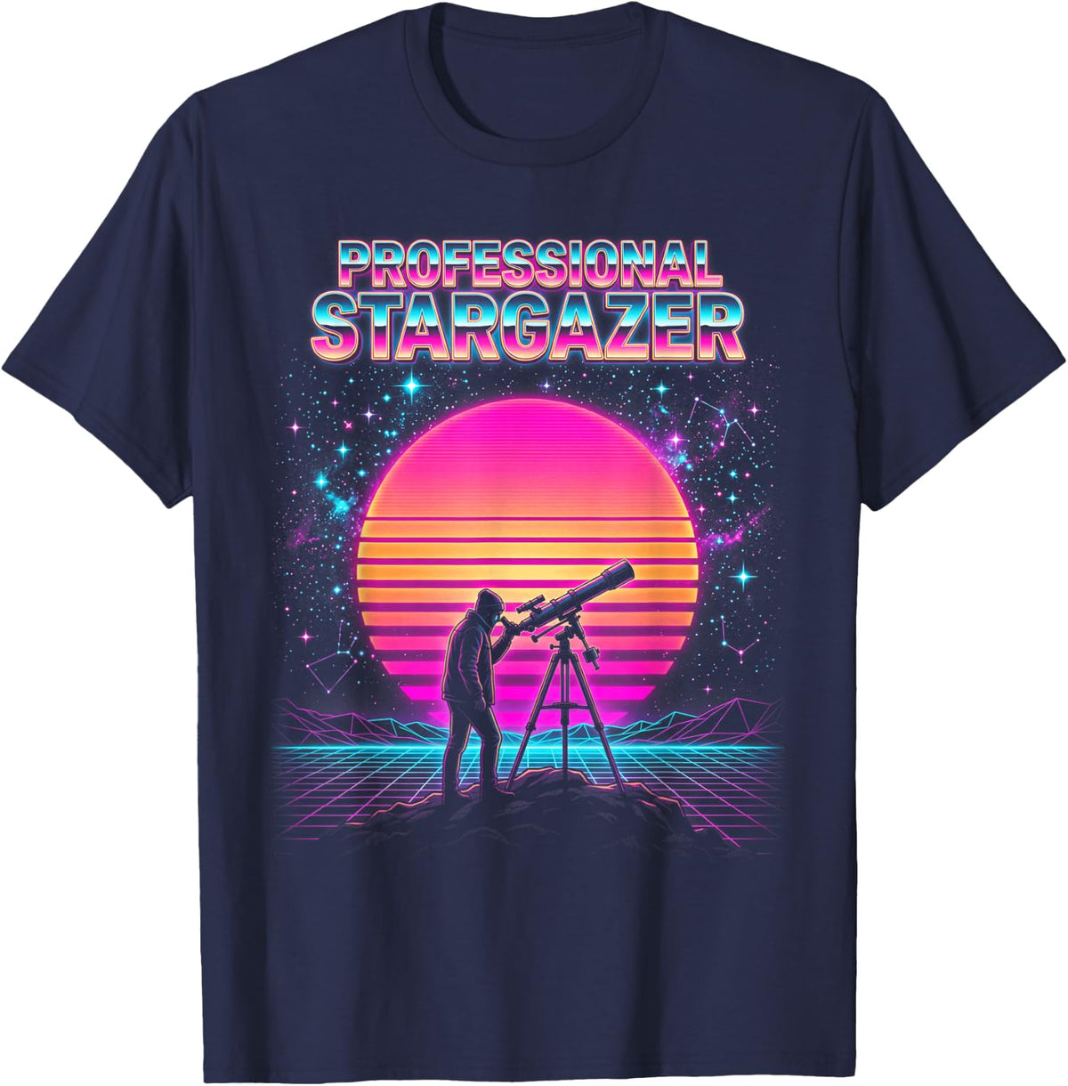Professional Stargazer Stargazer T-Shirt - Navy Blue