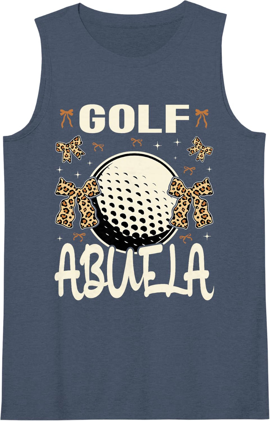 Women's Golf Lover Player Cute Grandma Grandmother Women Abuela Tank Top - Navy Blue