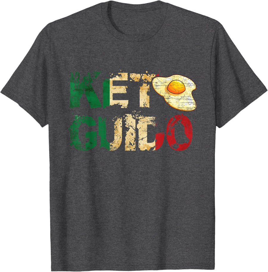 Keto Guido - Italian Keto Italia Diet Cool T-Shirt - Dark Heather Grey