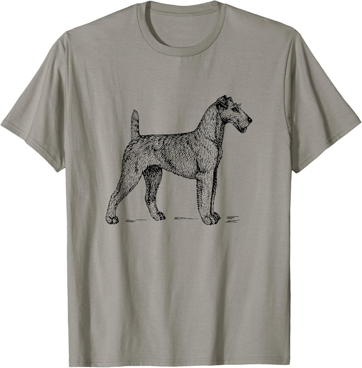 Vintage Irish Terrier T-shirt - Slate Grey