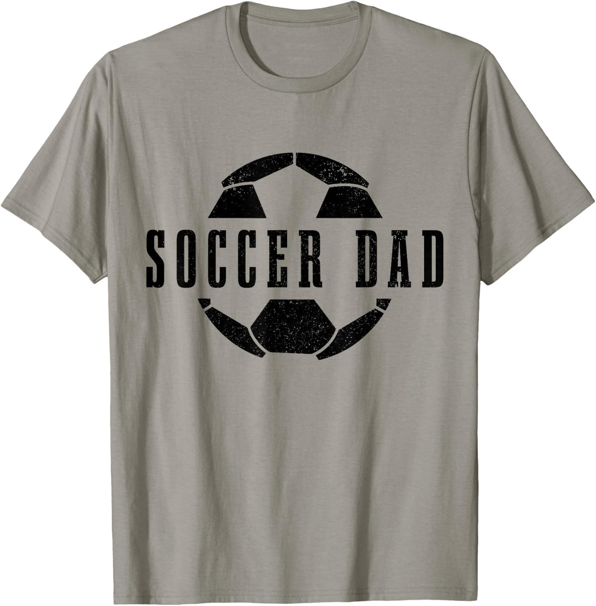 Soccer Dad Boys Girls Father's Day Soccer Player T-Shirt - Slate Grey